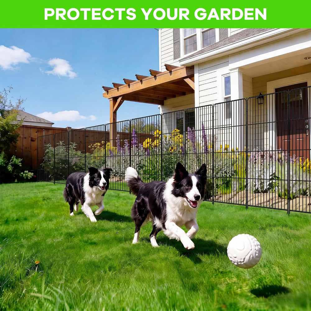 Garvee Garden Fence, 36in(H) x 22.1ft 10 Pack Garden Fencing Animal Barrier