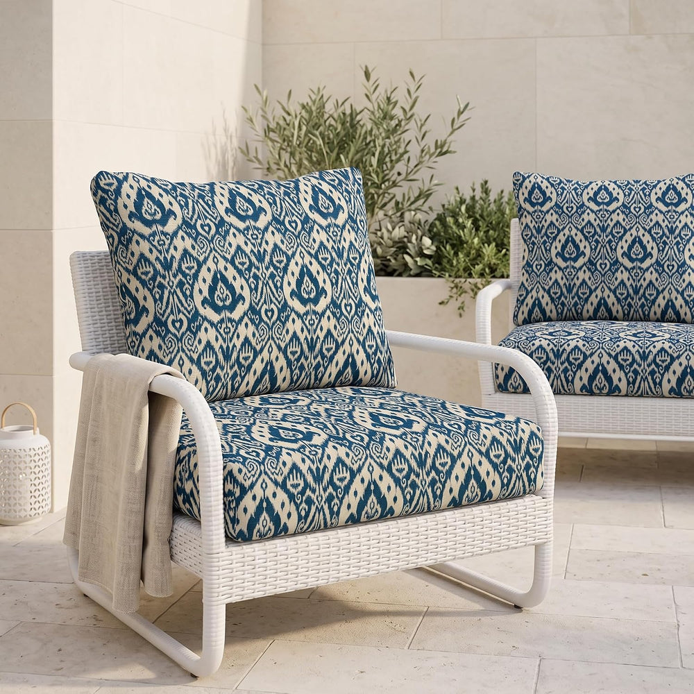 RSH DECOR Deep Seating Cushion with Pillow Back | 24” x 26” x 5" Seat | ...