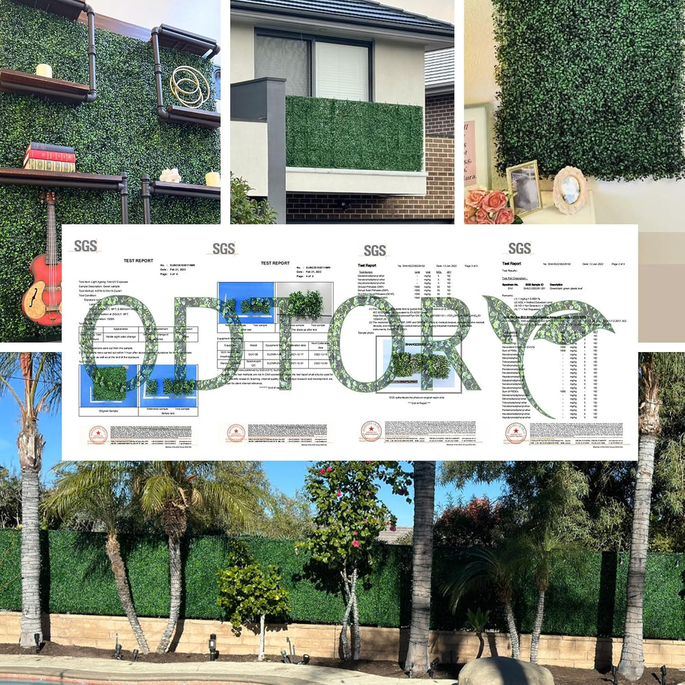 ODTORY Artificial Hedge Privacy Fence Screen, 24X16 in 24P (64 sqft)