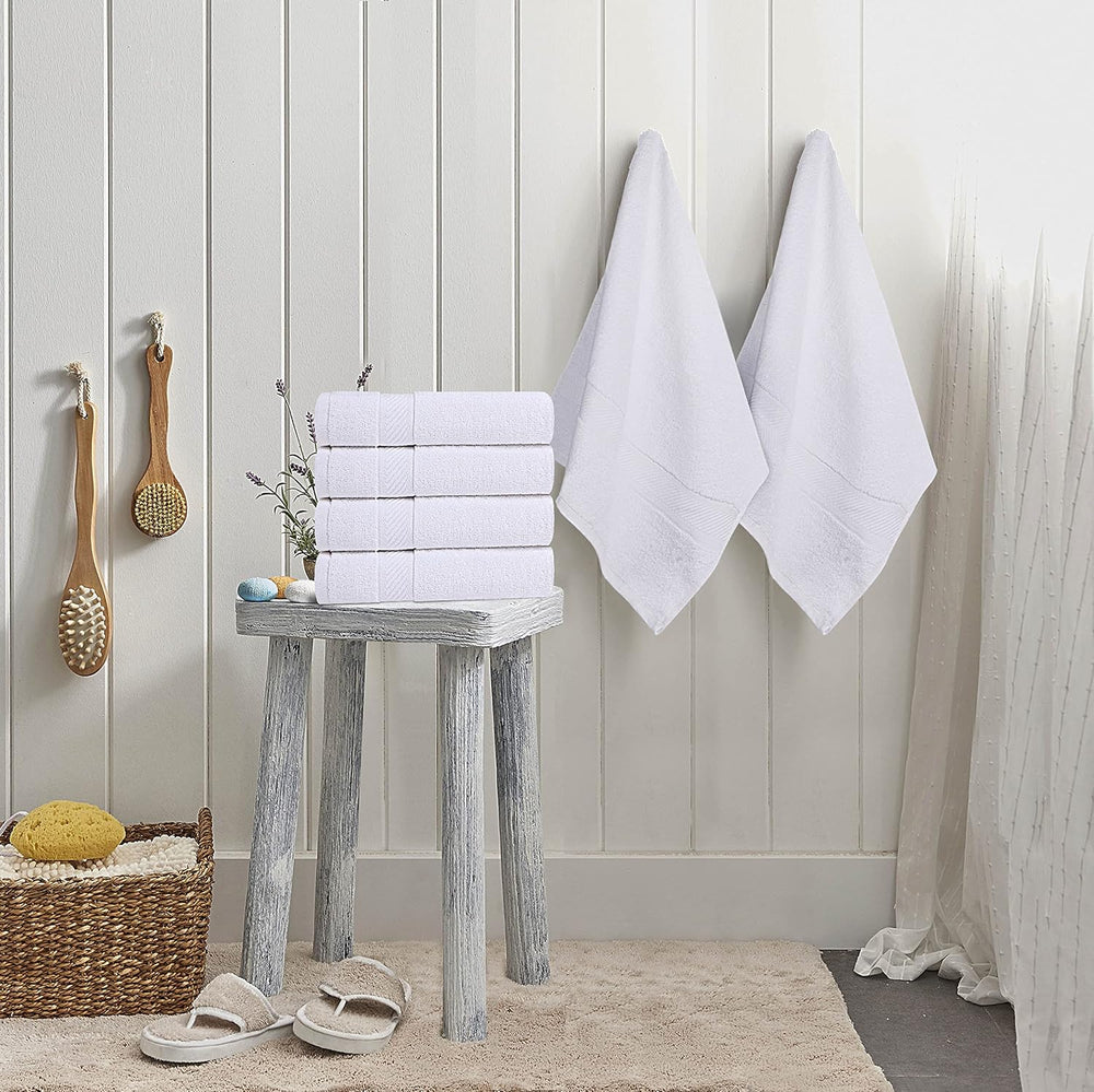 Utopia Towels 6 Pack Medium Bath Towel Set, 500 GSM 100% Ring Spun Cotton, Li...