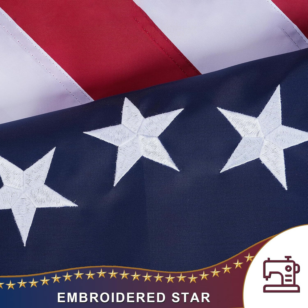 JRED Betsy Ross Flags for Outside, 5x8 Ft 13 Stars American Flag Heavy Duty, ...