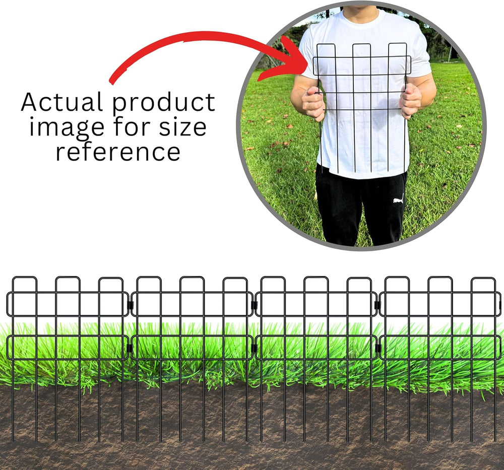 ShopLaLa Garden Fence Animal Barrier (10 Panels) 12inx16.5in Dog Fences