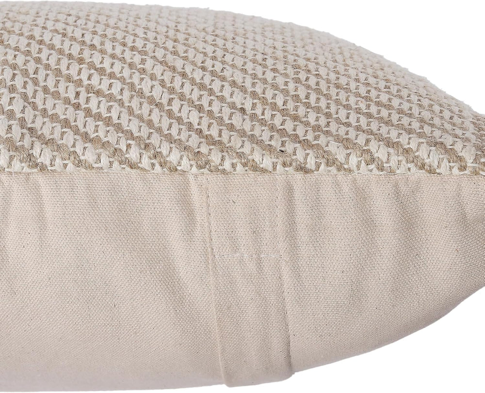· REDEARTH · Boho Textured Handwoven Throw Pillow Cases - Artisanal Chevron