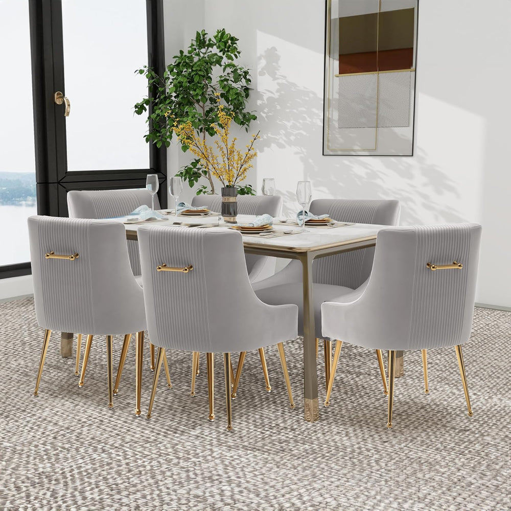Dining Chairs,Modern Living Room Chairs, Velvet Upholstered Dining Room Chair...