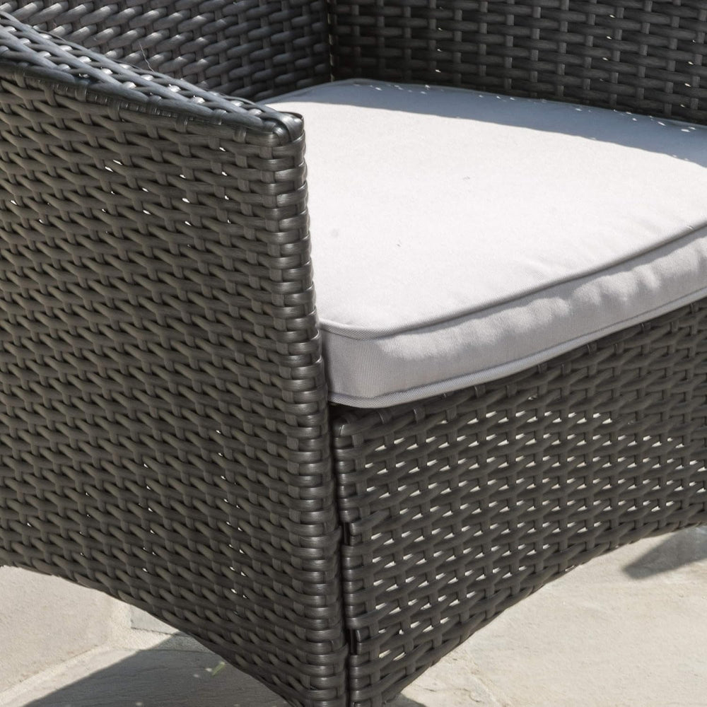 GDFStudio Christopher Knight Home Malta KD PE Wicker Dining Chairs, 2-Pcs Set...