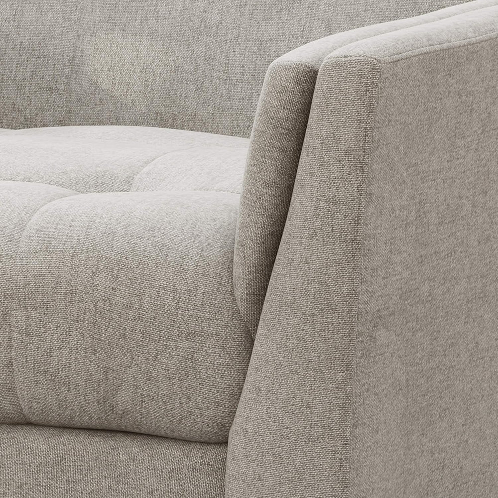 Christopher Knight Home Evelyn Mid Century Modern Fabric Arm Chair, Beige &am...