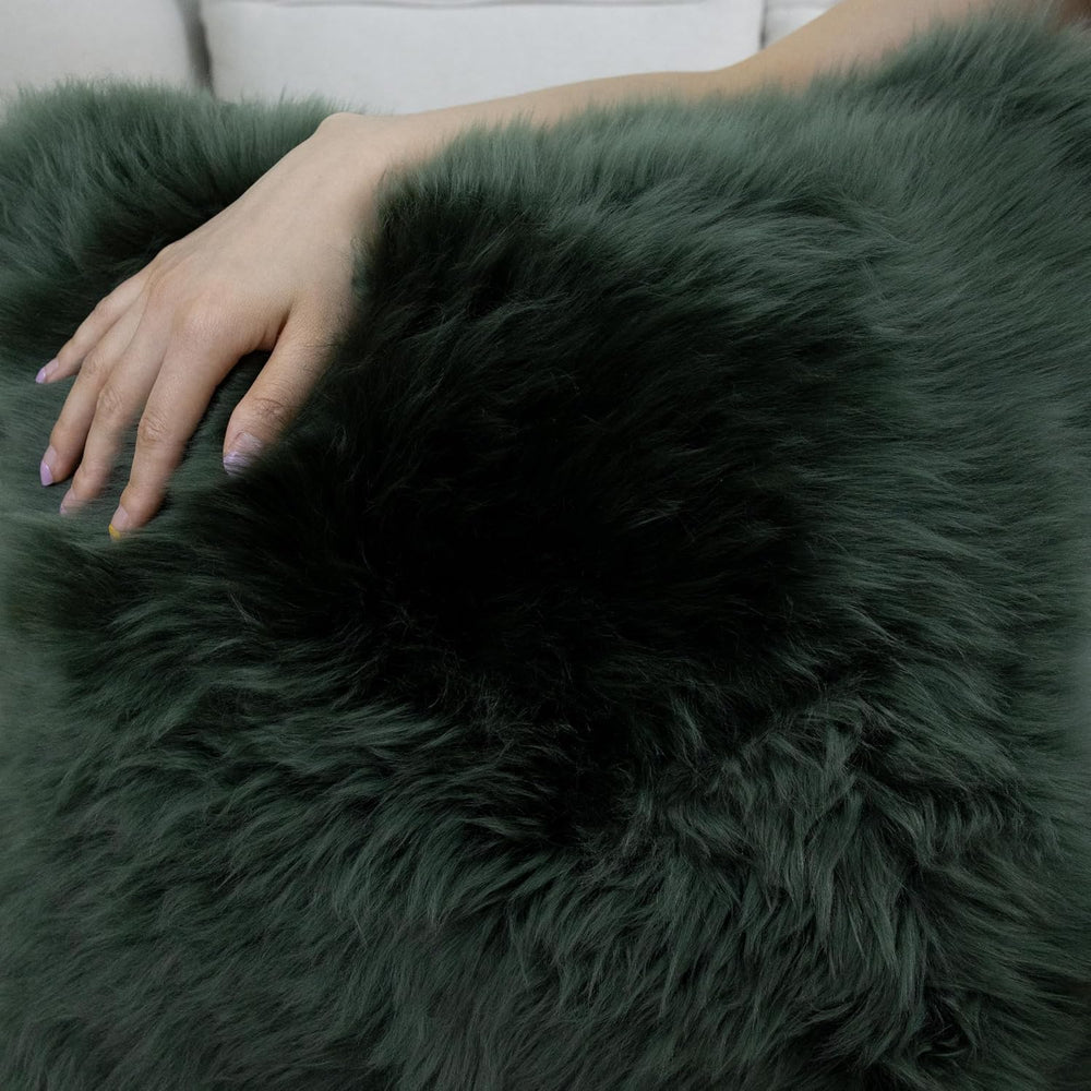 Luxury Soft Fur Sheepskin Fleece Cushion Cover Pillowcase Decorative Throw Pi...