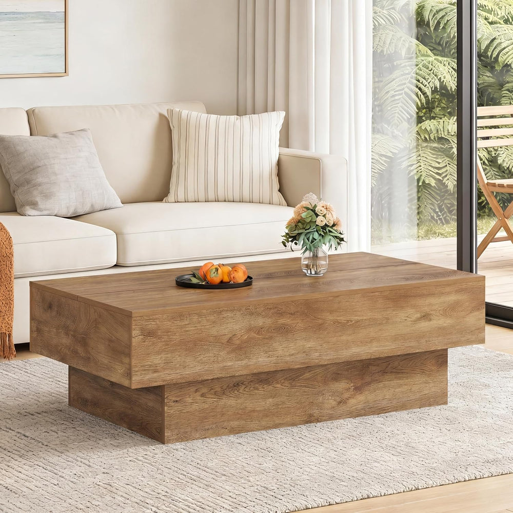 Tribesigns 55" Large Rectangle Coffee Table for Living Room