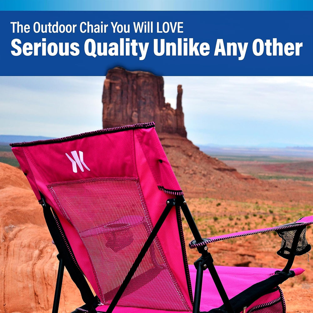 Kijaro Dual Lock Portable Camping Chairs - Enjoy the Outdoors with a Versatil...