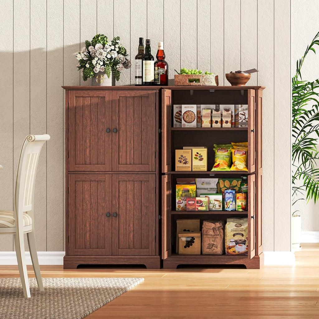 ChooChoo Bathroom Floor Cabinet with Adjustable Shelves