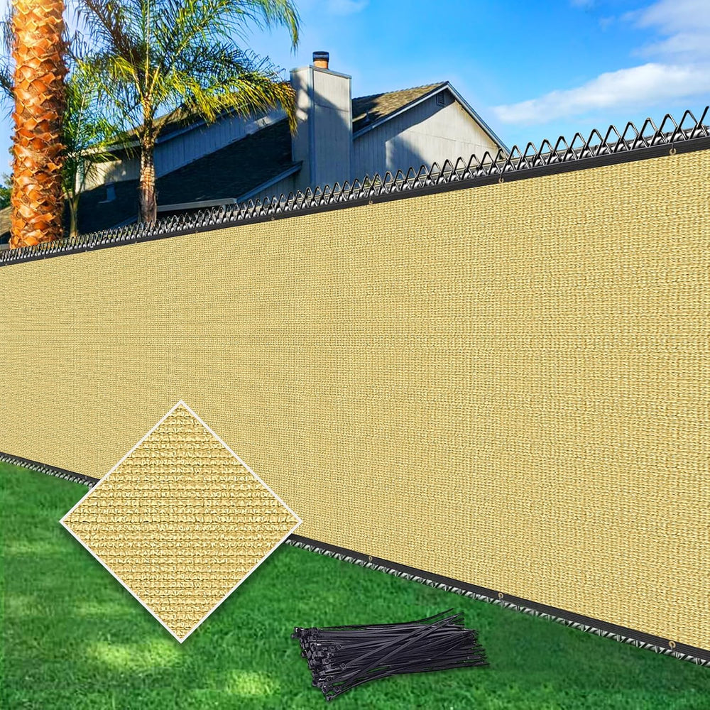 4ftx50ft Fence Privacy Screen Heavy Duty 170 GSM Windscreen & Dustproof F...