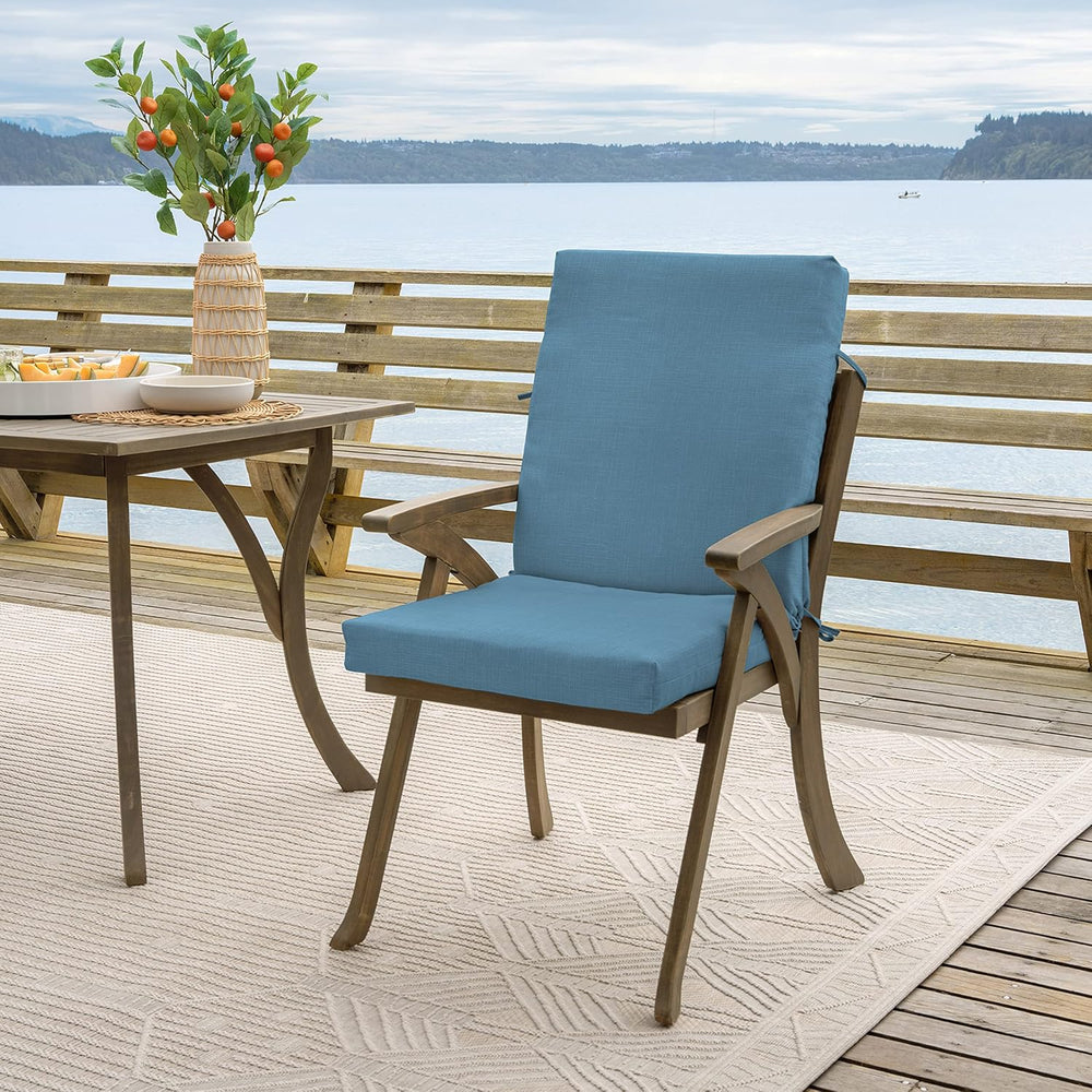 ARDEN Outdoor Dining Chair Cushion, 20 in x 20 in, Weather-Proof, Rain-Proof,...