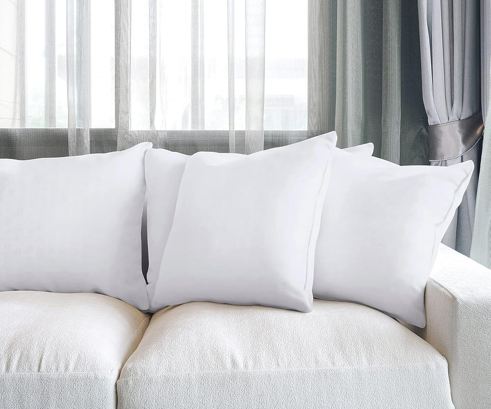 Utopia Bedding Throw Pillows, Decorative 22x22 Pillow Inserts, Set of 4