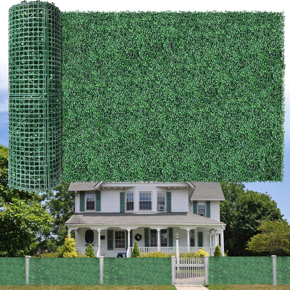 Sunnyglade 40"x120" Artificial Boxwood Roll Panels Privacy Fence Sc...