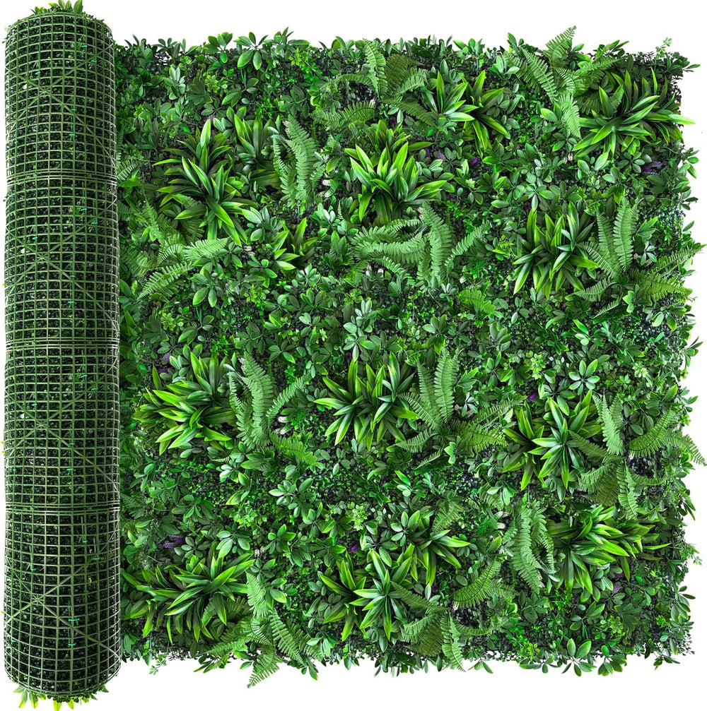 TTTM Artificial Greenery Boxwood Leaf Roll Panels: 72"x144" (72 SQFT)