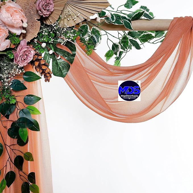 MDS Halloween Chiffon Draping Fabric - 1 Panel, 30" Wide x 100ft Long - ...