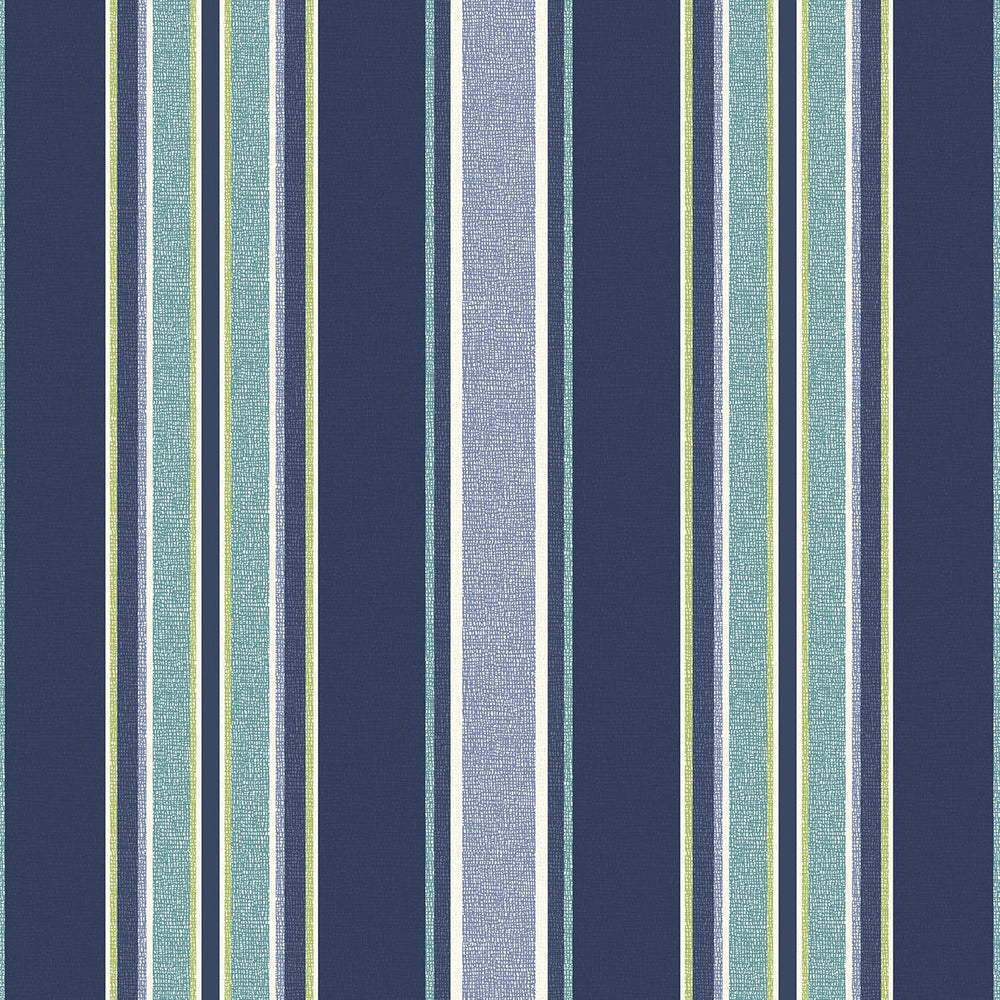Arden Outdoor Deep Seat Cushion Set, Foam, 2-Pack, 24x24, Blue Stripe