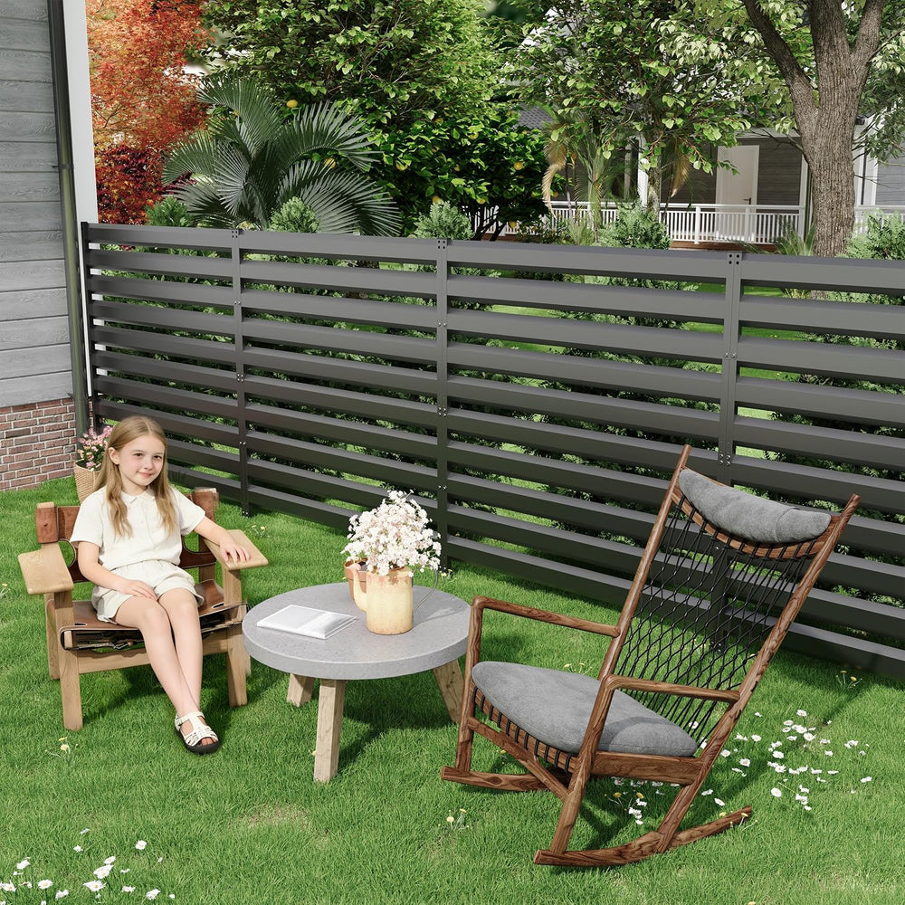 42" H x 38" W (3 Panels) Air Conditioner Fence Panels, Outdoor Free...