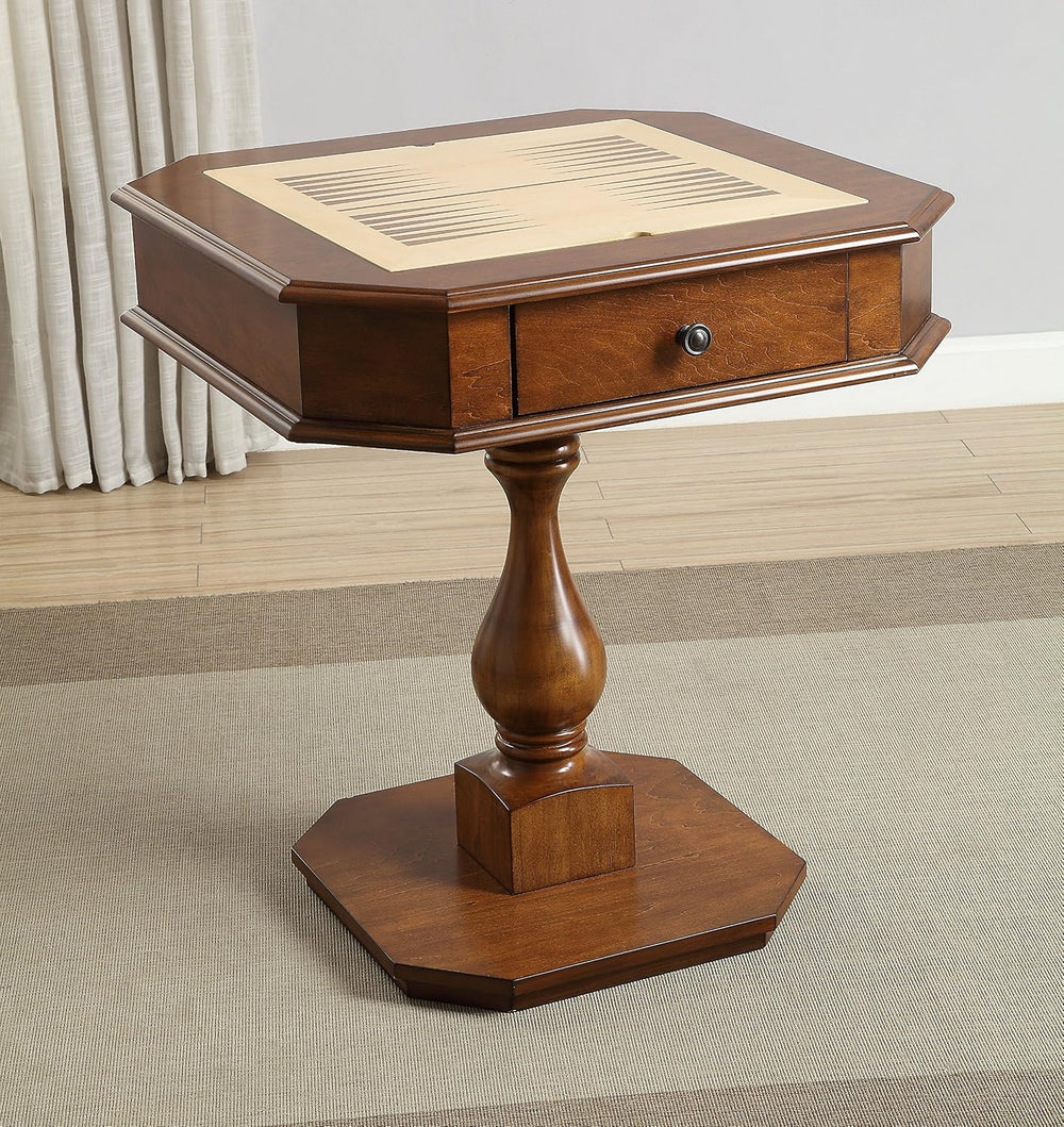Reversible Chess Checker Game Table w/Game Tray (Chess Fingures Not Included)...