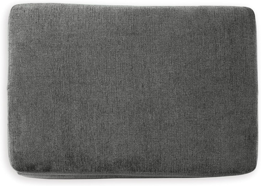 Signature Design by Ashley Stairatt Gray Rectangular Upholstered Ottoman