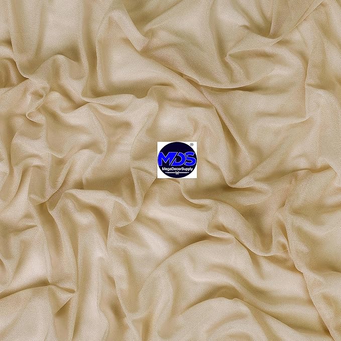 MDS Halloween Chiffon Draping Fabric - 2 Panel, 30" Wide x 40ft Long - S...