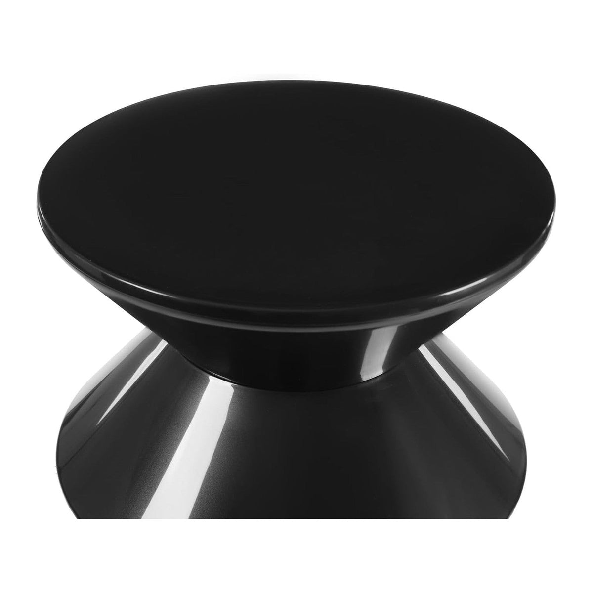 3 Layers Small Night Stand for Couch, Sofa, Modern Side Table Round End Table Sofa Stool Pedestal End Table for Living Room (Black)