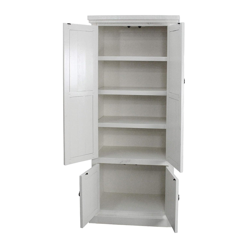 American Heartland Rustic Double Door Pantry, Bright White