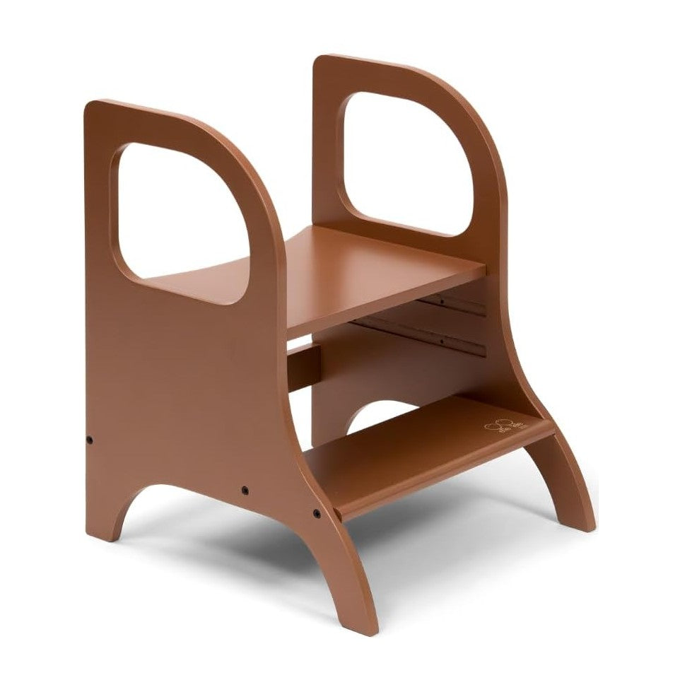 Ette Tete MIIMO • Adjustable Height Toodler Step Stool • Potty Training Toilet Stool (Mocha)