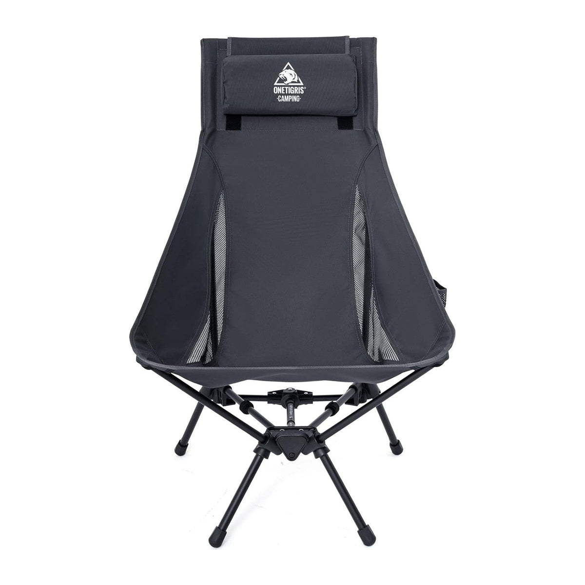 ONETIGRIS Tigerblade High Back Camping Chair with Pillow Design, Comfortable Widened Seat Folding Chair