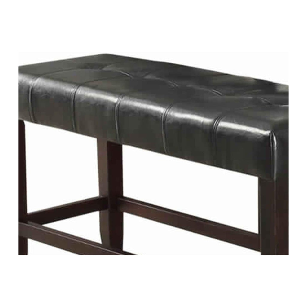 Poundex Wood Based High Bench, Black