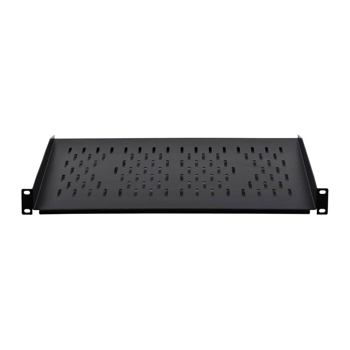 RackPath 1U Cantilever Universal Rack Shelf - 10in Deep – Rackmount Shelf for 19’’ AV/Network Equipment Racks – 55lbs Capacity - 2Pack