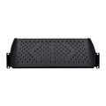 RackPath 2U Cantilever Universal Rack Shelf - 14in Deep – Rackmount Shelf for 19’’ AV/Network Equipment Racks – 55lbs Capacity - 2 Pack