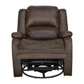 RecPro Charles 30" Swivel Glider RV Recliner, Chestnut, 2-Pack