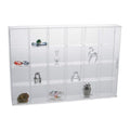 SAFE Rock Display Case-Acrylic Glass Curio w/24 Compartments
