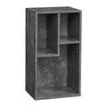 VECELO 4-Tier Rolling Bookshelf，Pearl White