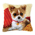 Vervaco Chiwawa Latch Hook Cushion, Multi-Colour
